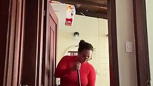 my neighbor is in the bathroom