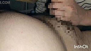 japanese amateur couple doing outdoor blowjob and handjob, personal filming?