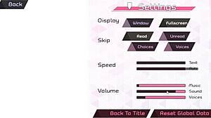 schoolgirl gives blowjob while masturbating in hgame