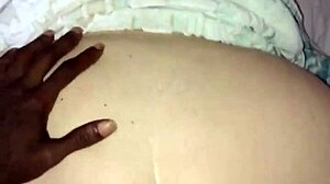 Young black guy fucks hot blonde milf pussy