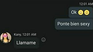 video call with venezuelan goddess kanynena in lingerie close-up