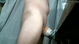 Feeling the intense sensations with soloboy fleshlight 7