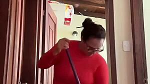 my neighbor is in the bathroom