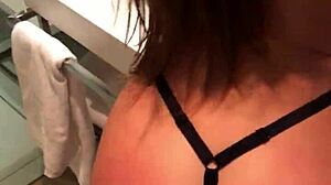 Perfect Ass Girl Fucked In The Bathroom!