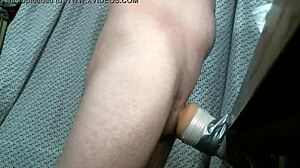 Feeling the intense sensations with soloboy fleshlight 7