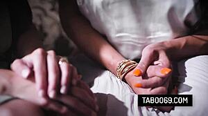 Perv Priest Gives Cock To Nympho Lesbians Spencer Bradley And Mona Azar!