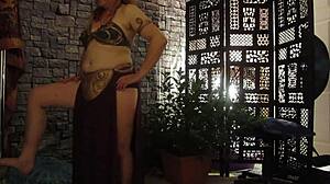 i danced my pussy as hotwife steffi princess in halloween cosplay