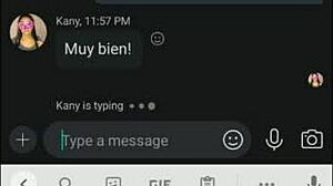 video call with venezuelan goddess kanynena in lingerie close-up