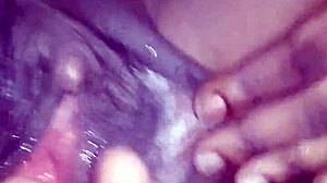 Fingering Young Black Teen Pussy
