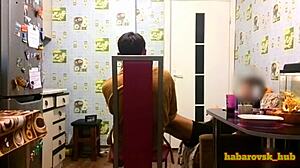 Wife gets fucked by a friend while husband is away.