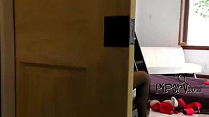 astonishing tattooed escort girl in pov