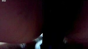 Her tight pussy gets penetrated by a big black cock.