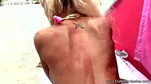 Rough Outdoor Massage Fuck.