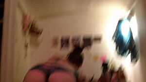 Punk Girlfriend With Dreads Twerking Her Red Spanked Bottom After Intense Spanking Session