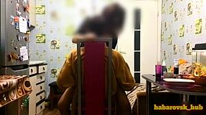 Wife gets fucked by a friend while husband is away.