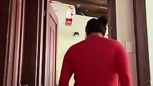 my neighbor is in the bathroom