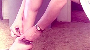 On St. Patrick's Day, she changes clothes and soaks her jeans outdoors