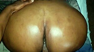 Intense Oiled Ebony Ass Sex with Big Black Beauty