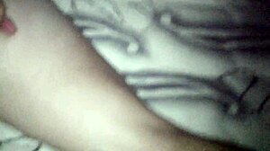 Wife experimenting with dildo.