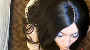 The wife decides to cheat on her husband by having taboo sex with his boss in a roleplay scenario.