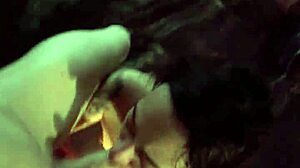 Sucking my man in the hot tub