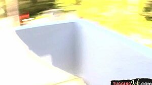 seeing this smalltits teen covered in jizz is unreal