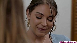 Gizelle Blanco gets sensual with Adria Rae at work! 😍