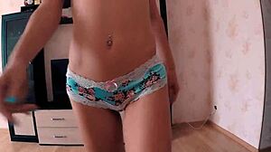 little slut sasha bikeyeva with amazing blue eyes sucks her best friends dick and gets a lot of cum on her beautiful face homemade pov