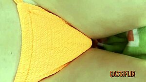 She Loves Teasing On The Beach, Watching Her Boy Get Aroused With Blowjob