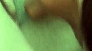 i close up pov blowjob with huge cumshot all over my body, monster cock throbbing, natural tits glistening