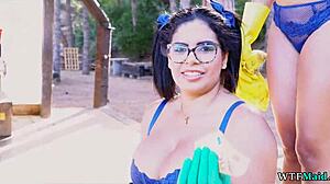 My busty bestie rimmed and anal toyed me