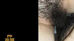 I am a youthful asian girl getting quick doggystyle fuck