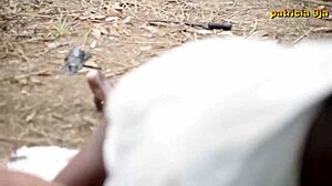 Ebony bbw patricia demand another round after raw outdoor fucked with more pussy sucking