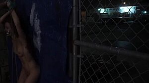 anya's hairy pussy gets rough anal fuck outdoors 😈