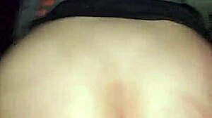 fucking my pawg with her big ass and monster cock in pov, oh shit it's so tight