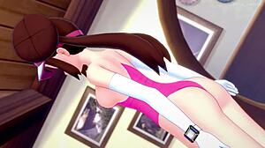 Rosa Nanci in bikini, ready to fuck in this Pokemon parody?