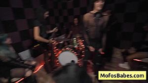 Nia Bleu and Brett Maker in busty brunette titjob action