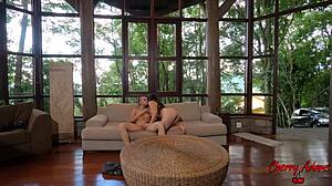 Beautiful Slut Flashes Tits And Gets Rough Doggystyle Fucking In Front Of Photographer.