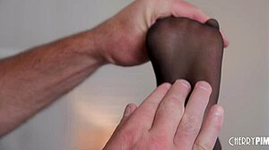 Maya Farrell enjoys foot massage then fucks Charles Dera.