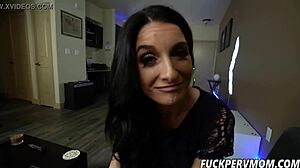 Silvia Saige rides in cowgirl and missionary positions