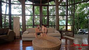 Beautiful Slut Flashes Tits And Gets Rough Doggystyle Fucking In Front Of Photographer.