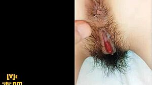 I am a youthful asian girl getting quick doggystyle fuck