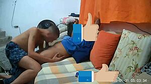 did the naughty neighbor come visit in the dead of night?