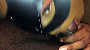 Big tits step sister eats syrup off my cock in oral session.