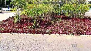 A tourist matches with clara lady snow in brazil.