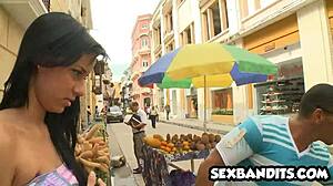 Latina teen fucks on vacation