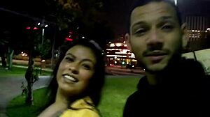 Brazilian Babe Blowjobs Big Black Monster Cock Deepthroat In City