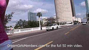 Addison Bares Big Tits In Public!