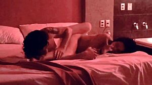 Skinny babe mounts in part one.