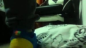 Alone with My Mature Latina Stepaunt at Home